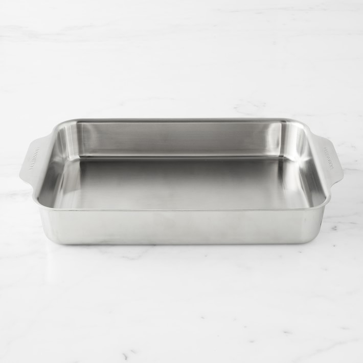 Thermo-Clad Stainless-Steel Ovenware Rectangular Pan, 9" x 13"