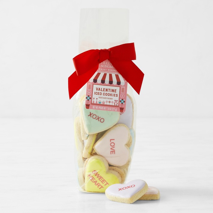 Valentine's Day Conversation Heart Iced Cookies