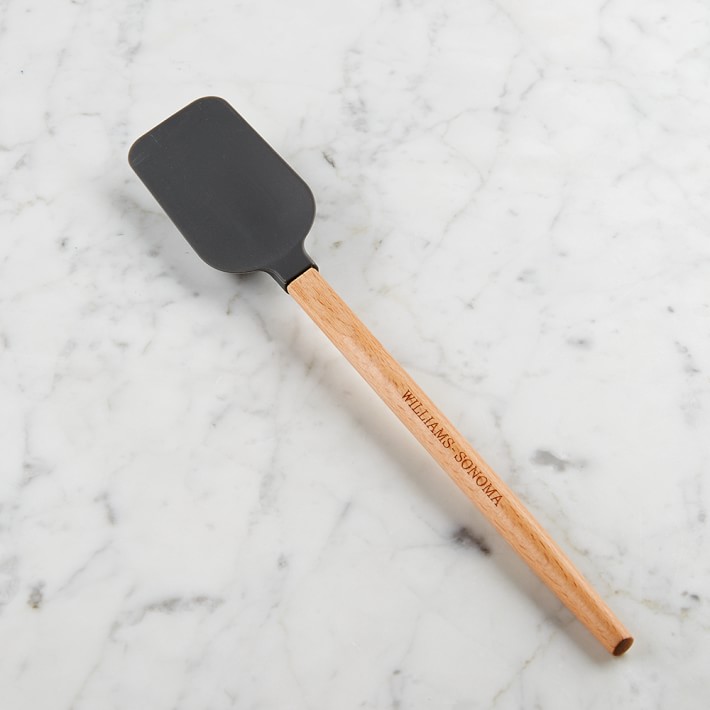 Silicone Spoonula with Classic Wood Handle