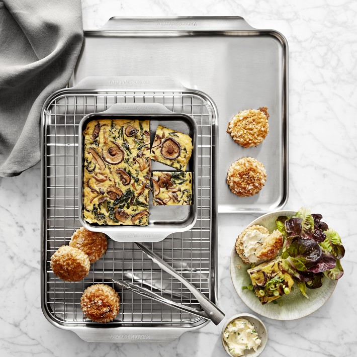 Thermo-Clad Stainless-Steel Ovenware 4-Piece Set
