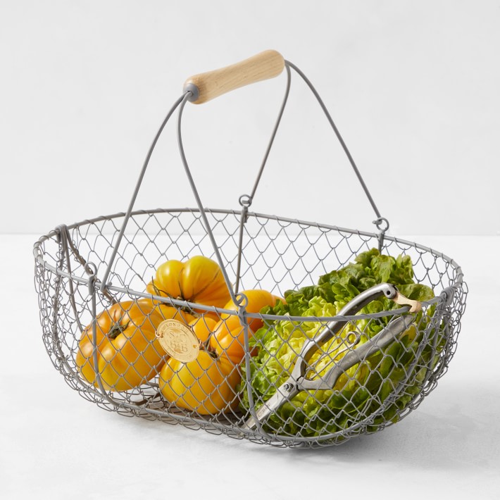 Sophie Conran Large Harvest Basket, Grey