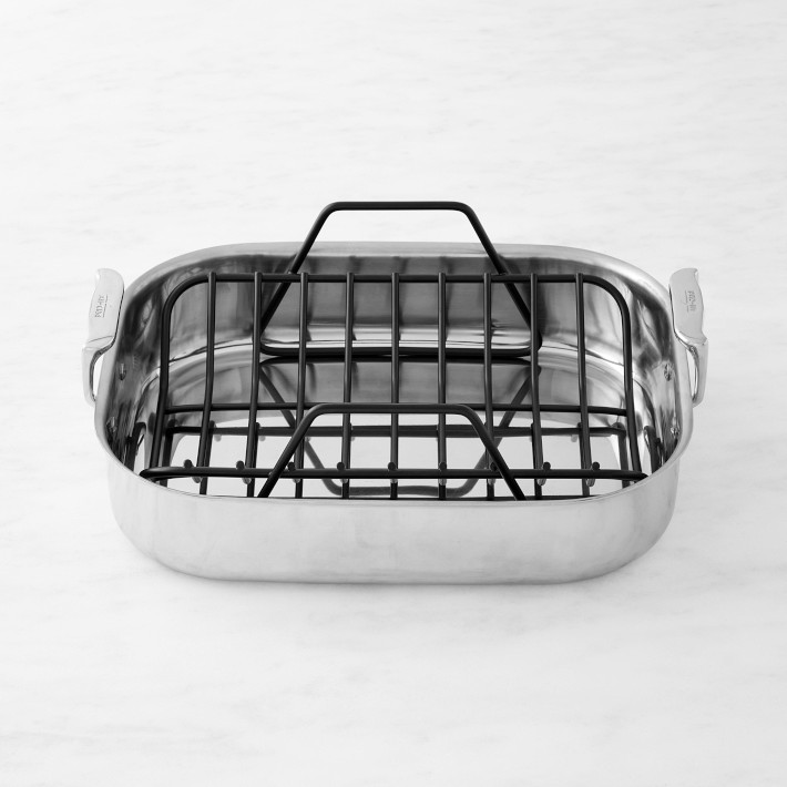 All-Clad Stainless-Steel Roasting Pans with Rack