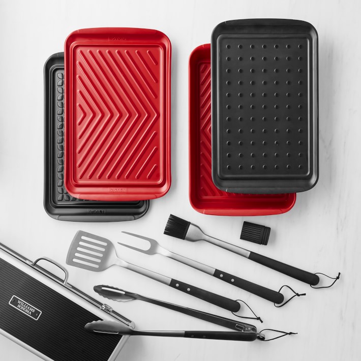 Ultimate Grill Prep Tool Set, Black Handled
