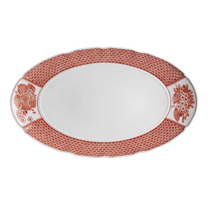 Oscar De La Renta Coralina Platter