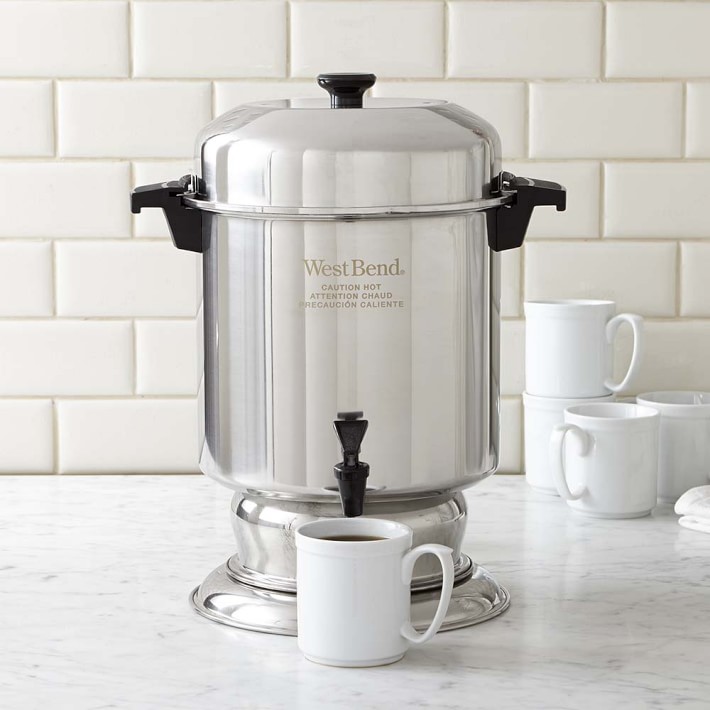 West Bend 55-Cup Stainless-Steel Coffee Maker