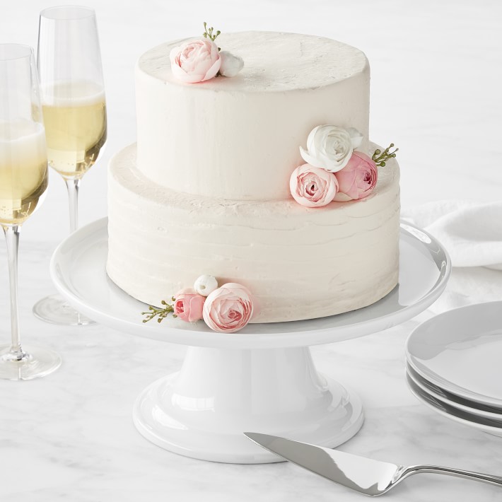 Two-Tier Special Occasion Lemon and Raspberry Cake, Serves 10-15