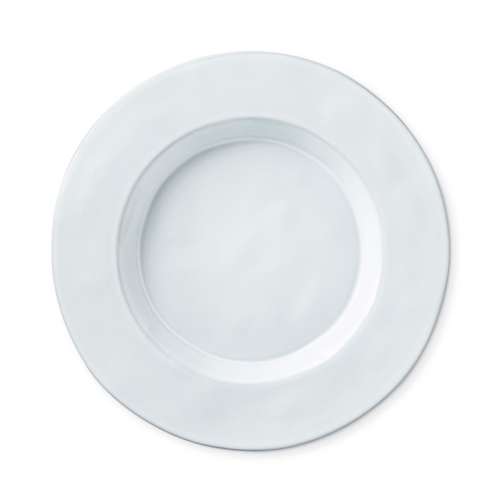 Black Clay Rim Salad Plates, Set of 4