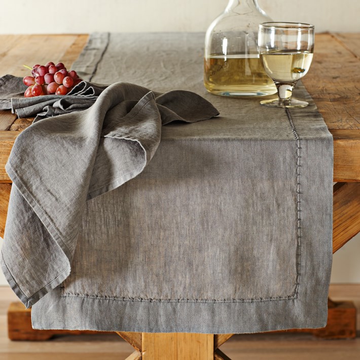 Italian Washed Linen Table Runner