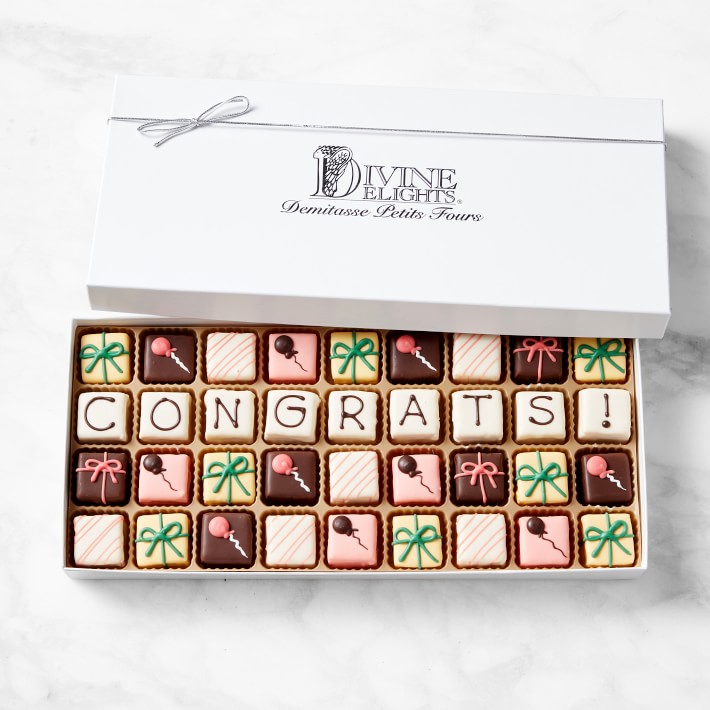 Congratulations Assorted Petit Fours, 36 Pieces