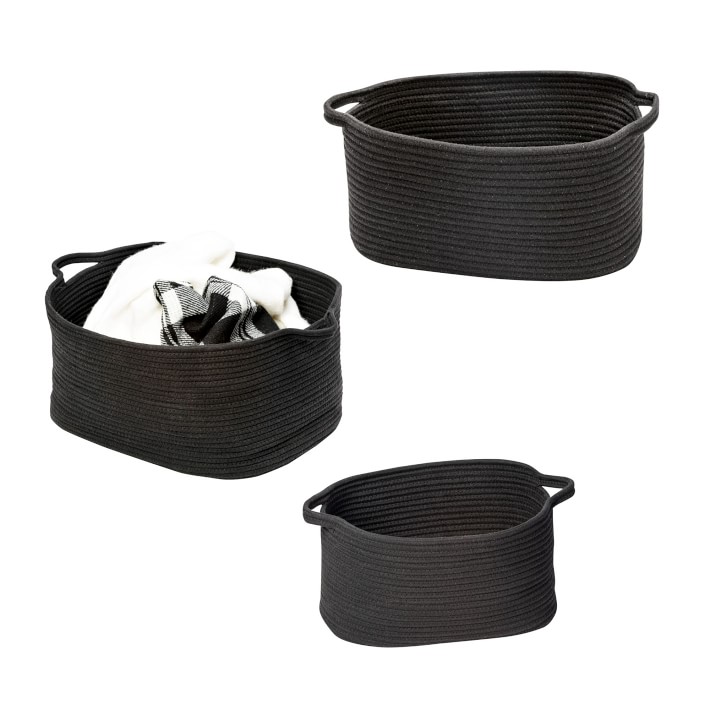 Cotton Coil Storage Basket Set