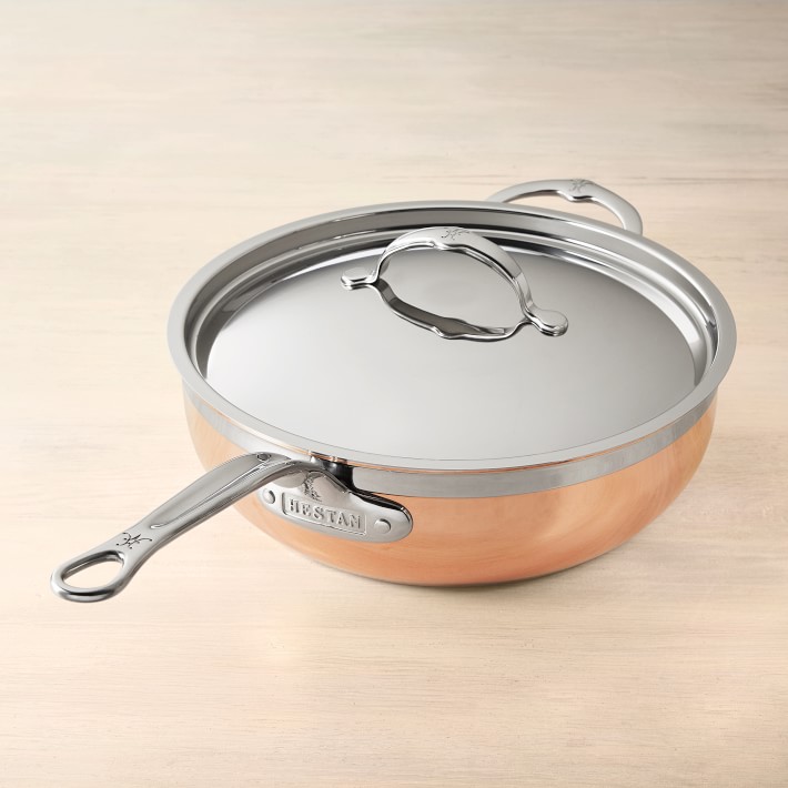 Hestan CopperBond Covered Essential Pan with Handle Helper, 5-Qt.