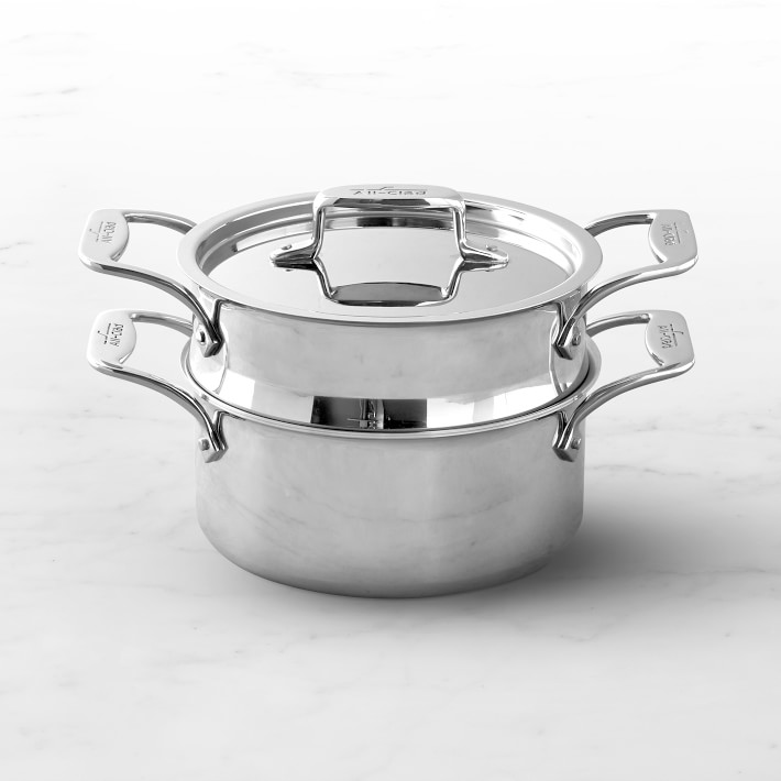 All-Clad d5 Stainless-Steel 3-Qt. Steamer Set