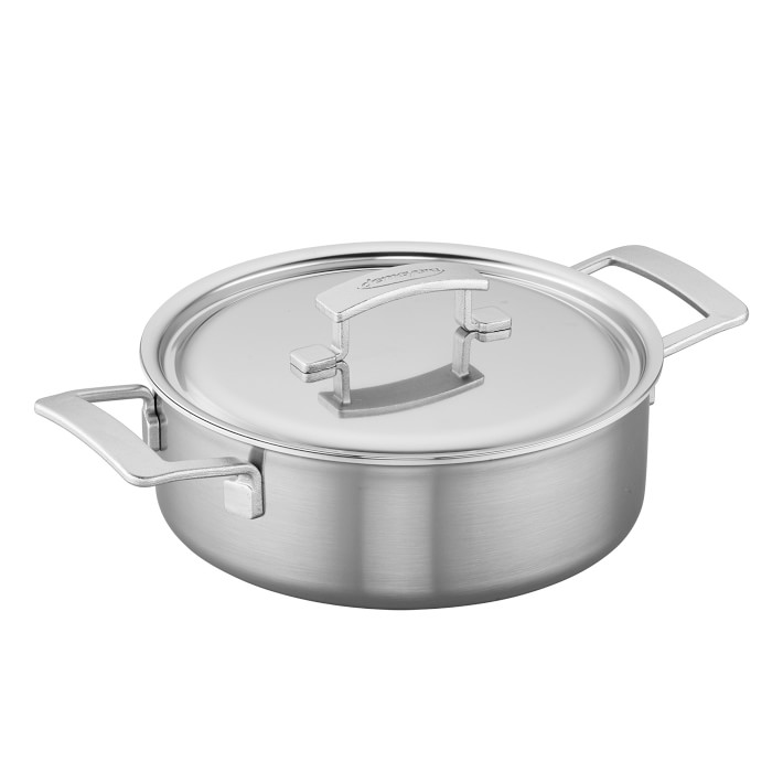 Demeyere Industry Stainless-Steel Deep Saute Pan