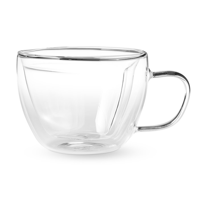 Heart Double-Wall Latte Mugs