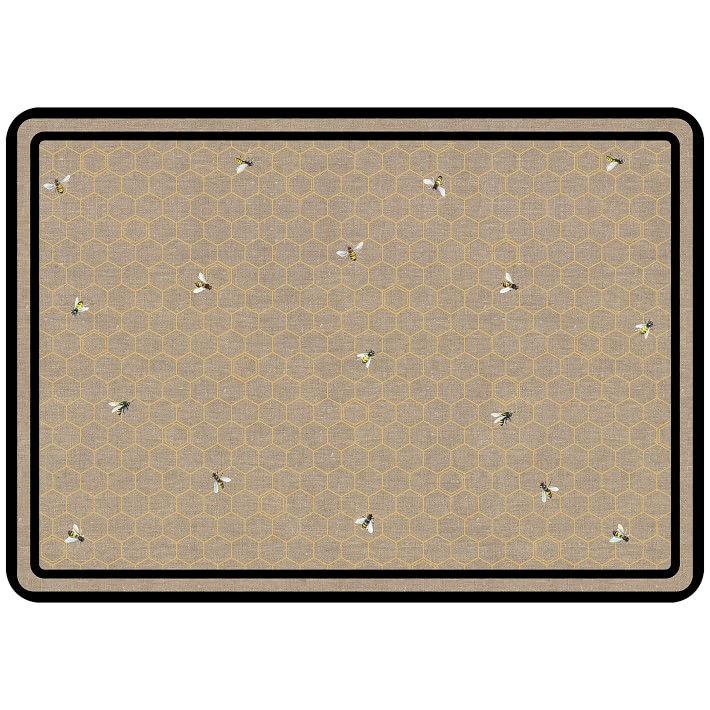 Bee Cushioned Kitchen Mat