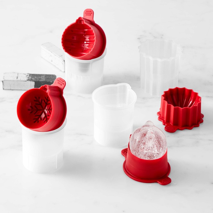 Ornament Ice Molds, Set of 4