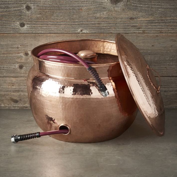 Copper Hose Container