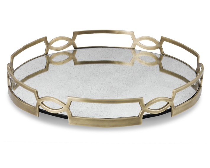 Antique Mirrored Tray