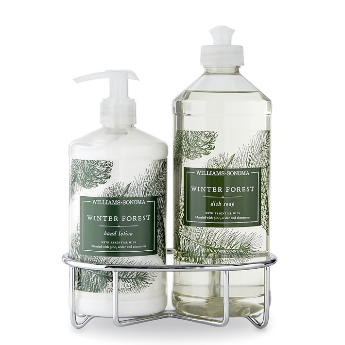 Winter Forest Hand Lotion and Dish Soap 3-Piece Kitchen Set