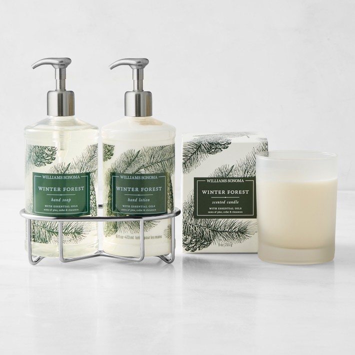 Winter Forest Hand Soap & Lotion Deluxe 4-Piece Set