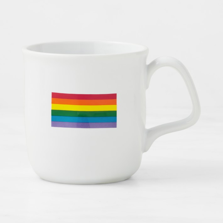 Pride Flag Mugs, Set of 4
