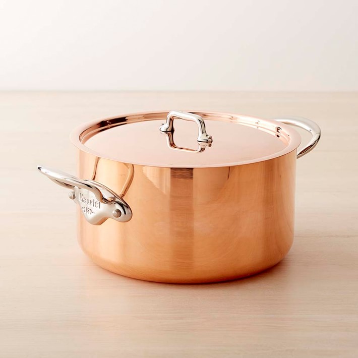 Mauviel Copper Triply M'3 S Stock Pot