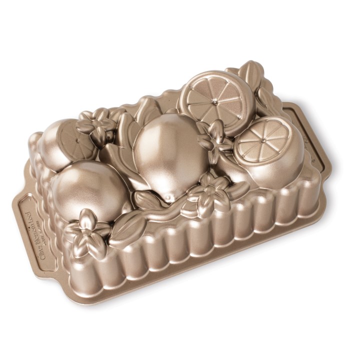 Nordic Ware Nonstick Cast Aluminum Citrus Blossom Loaf Pan