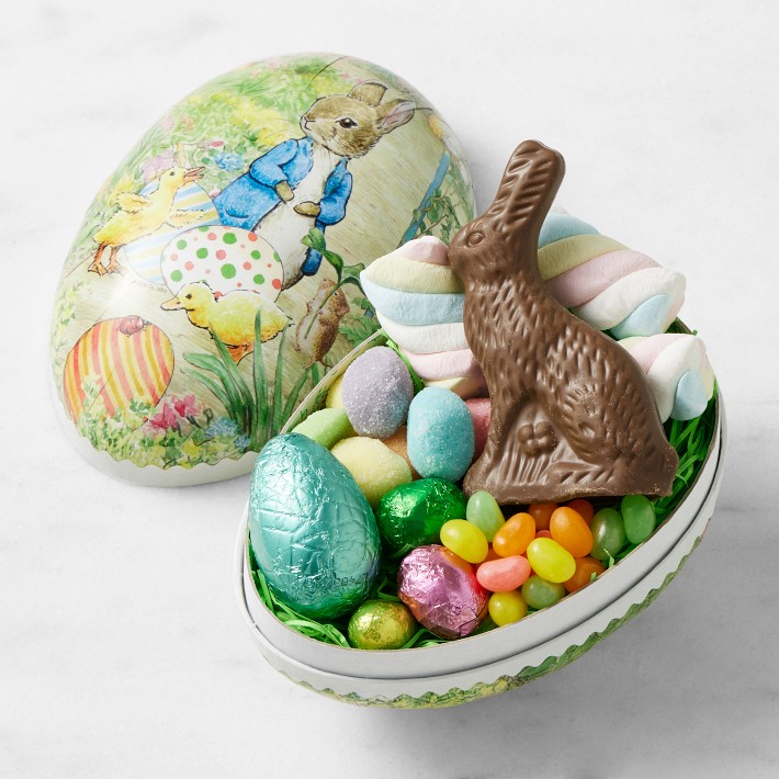 Peter Rabbit Small Easter Mache Egg