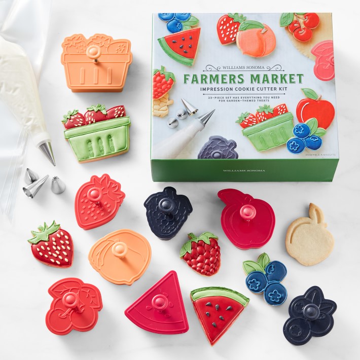 Farmer's Market Fruit Impression Cookie Set