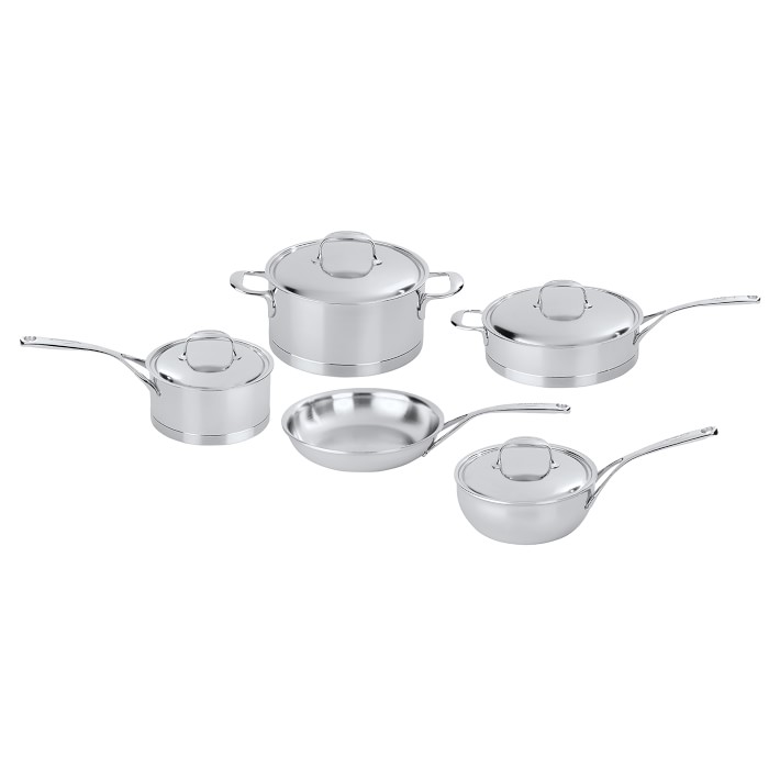 Demeyere Atlantis Stainless-Steel 9-Piece Cookware Set
