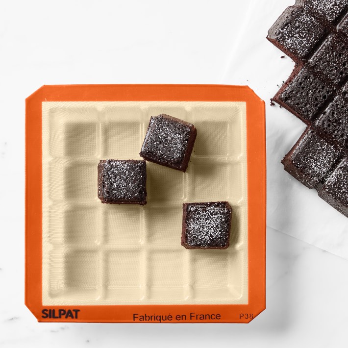 Silpat Nonstick Silicone Square Tablette Mold, 16 Bites