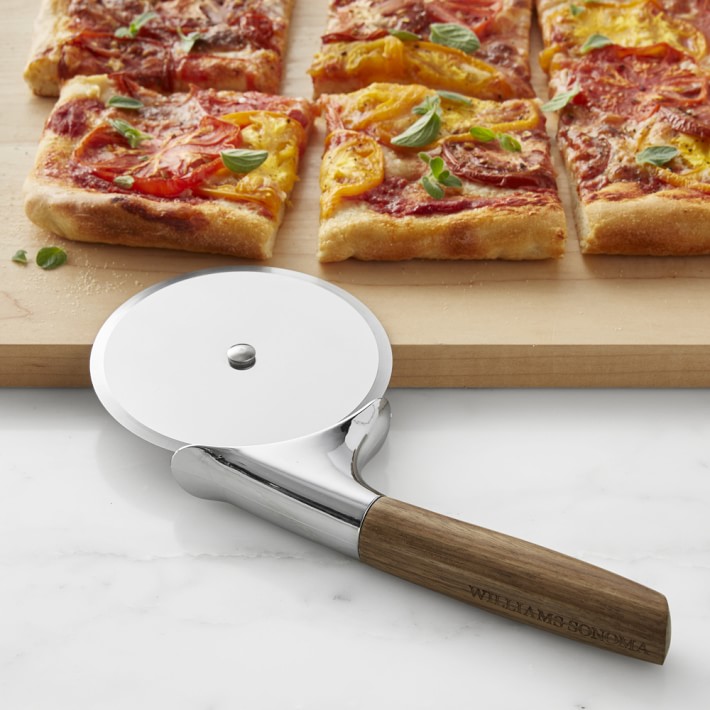 Walnut Handled Pizza Wheel