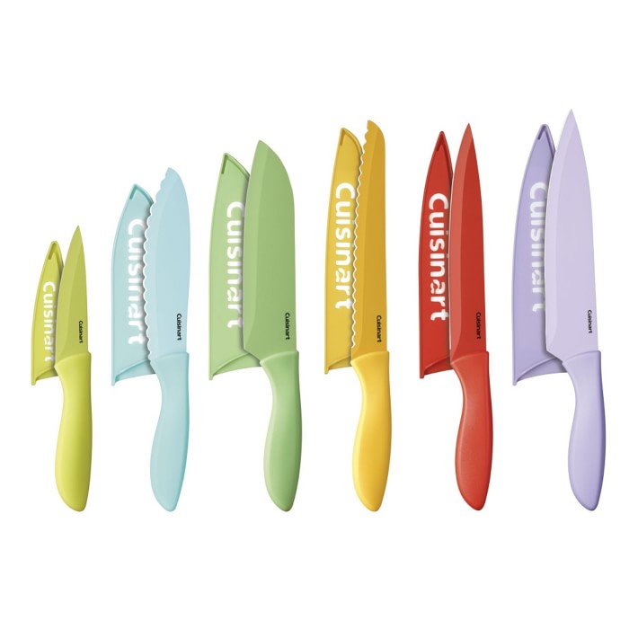 Cuisinart Color Ceramic Knives, Set of 12