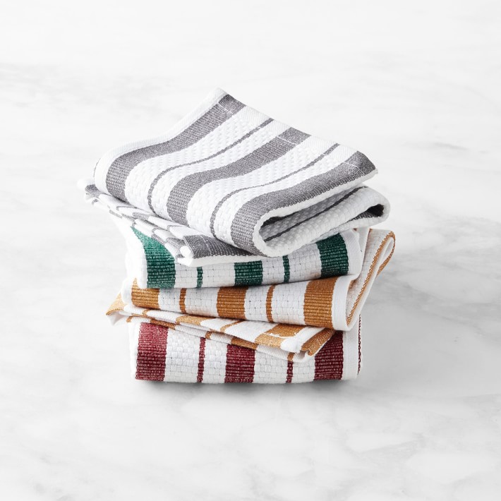 Classic Autumn Stripe Dishcloths