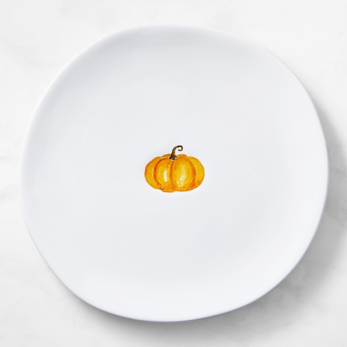 Sugar Pumpkin Dinner Plates, Set of 4