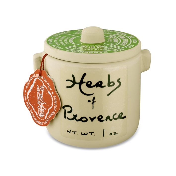 Herbes de Provence in Ceramic Crock