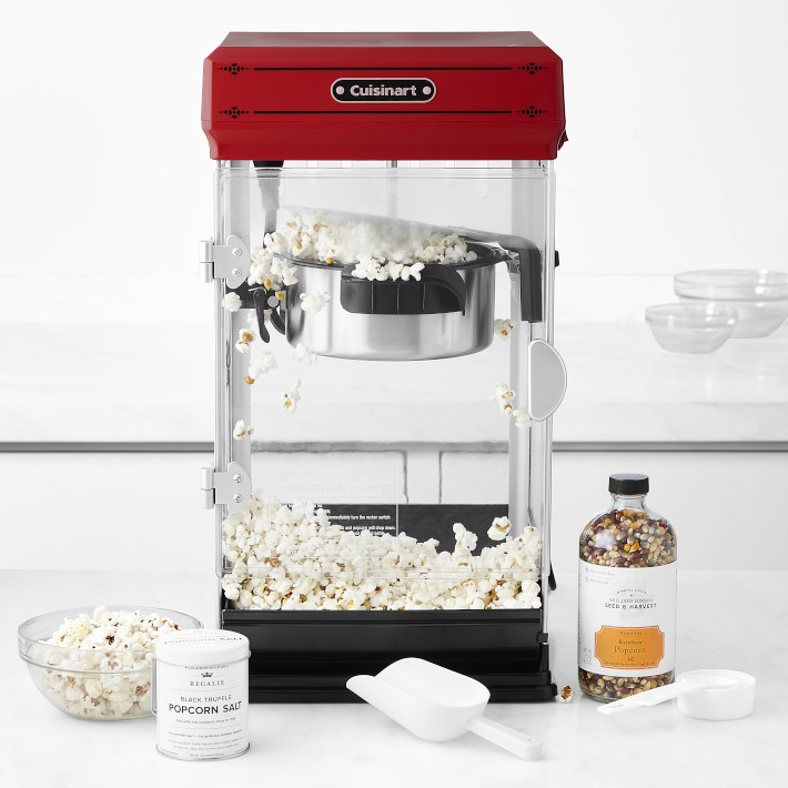 Cuisinart Popcorn Maker with Rainbow Popcorn and Seasoning Kit