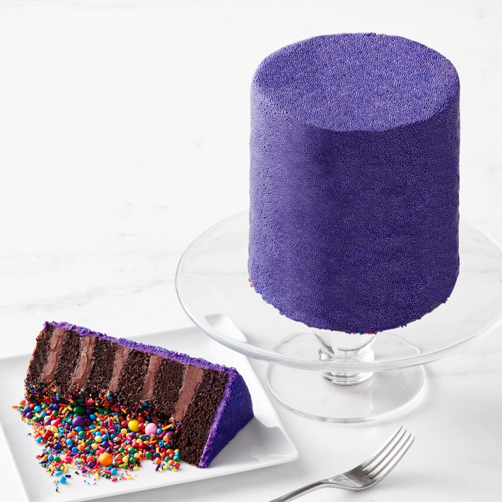 Flour Shop Six-Layer Chocolate Purple Explosion Cake, Serves 15