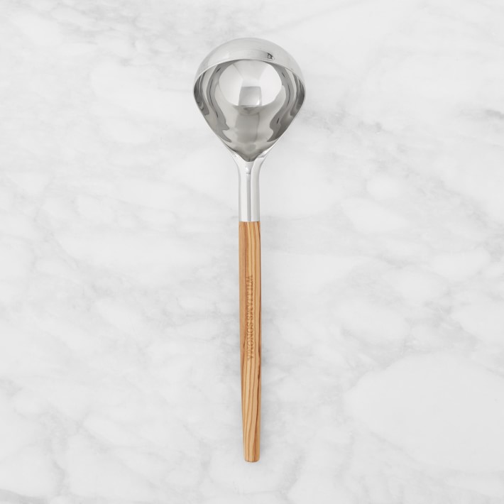 Stainless Steel Olivewood Ladle