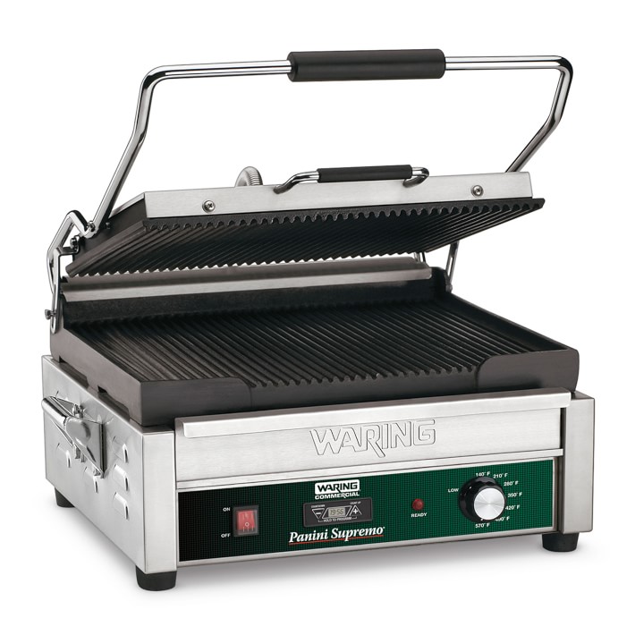 Waring Panini Supremo Large Panini Grill with Timer