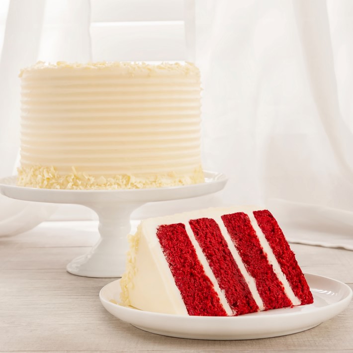 Gluten-Free Four-Layer Velvet Cake, Serves 6-8