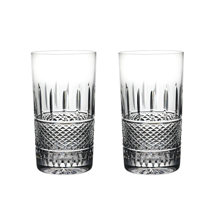 Waterford Mastercraft Irish Lace Highball Glasses, Set of 2
