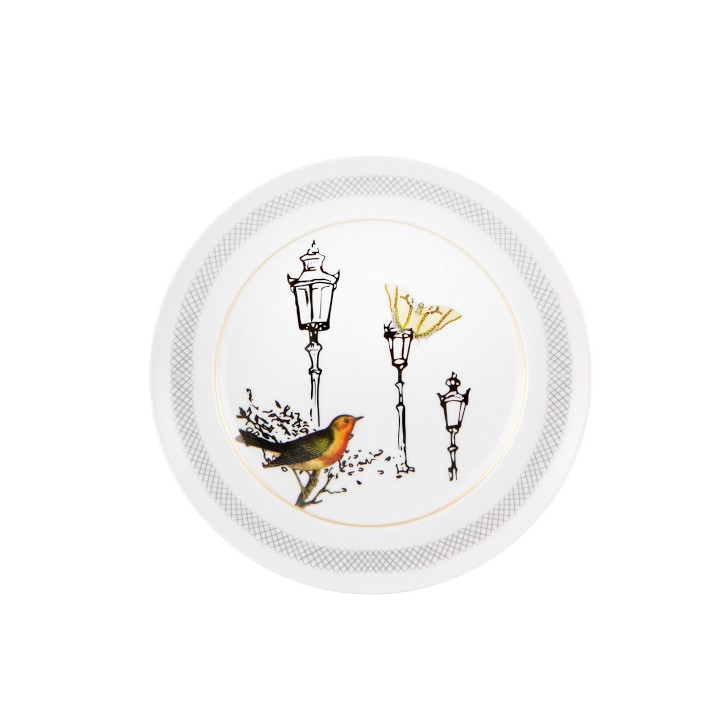 Petites Histoires Dessert Plates, Set of 4