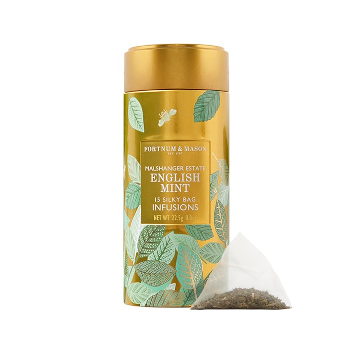 Fortnum & Mason English Peppermint Infused Tea Bags, Set of 15