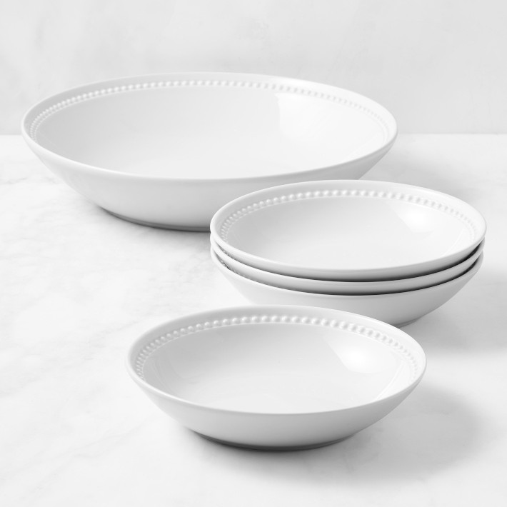 Pillivuyt Beaded Coupe Pasta Set