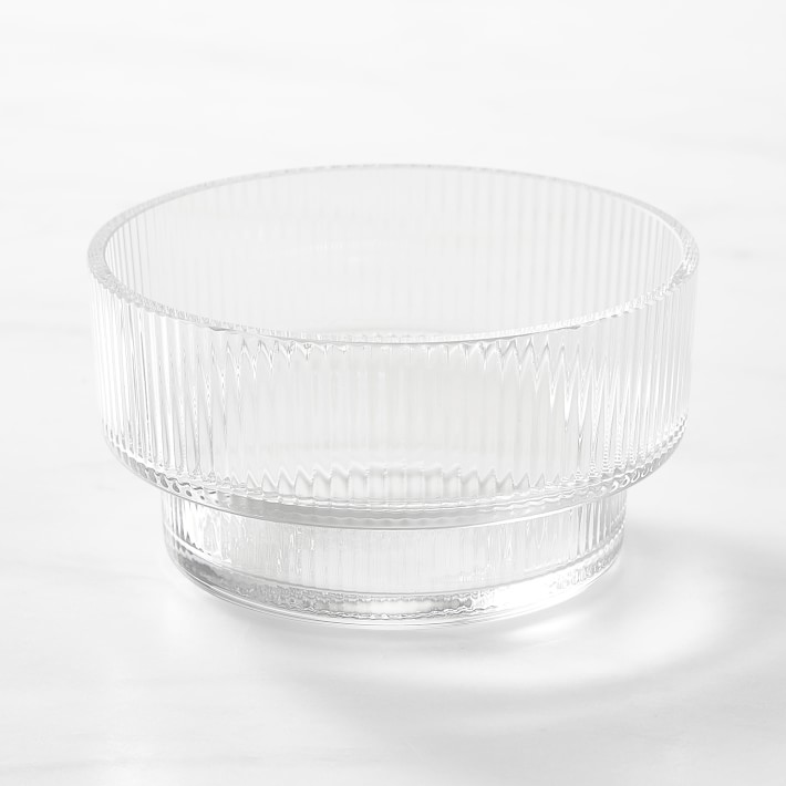Optic Glass Nut Bowls