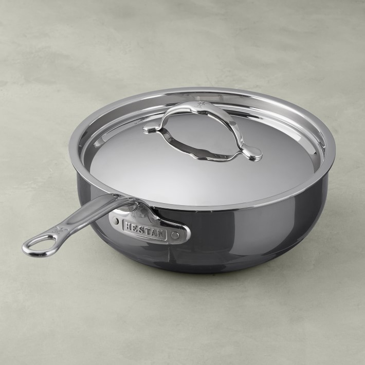 Hestan NanoBond Stainless-Steel Essential Pan with Cleaner, 3 1\u002F2-Qt.