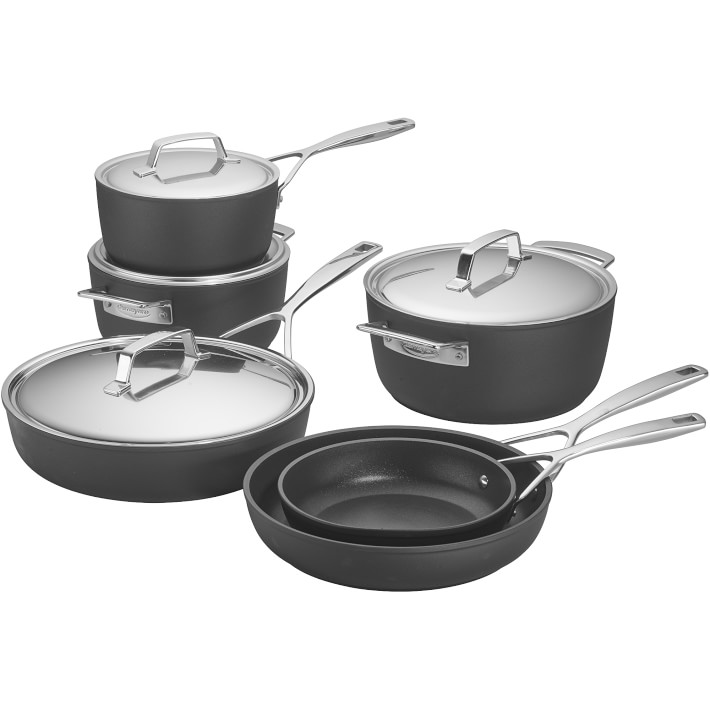 Demeyere AluPro Aluminum Nonstick 10-Piece Cookware Set