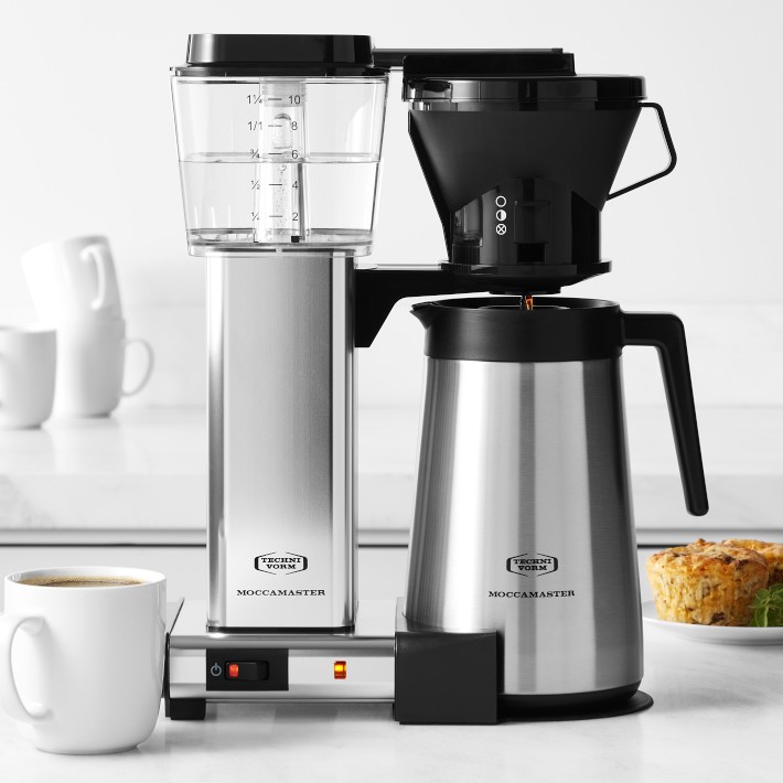 Moccamaster by Technivorm Manual Drip Stop Coffee Maker with Thermal Carafe