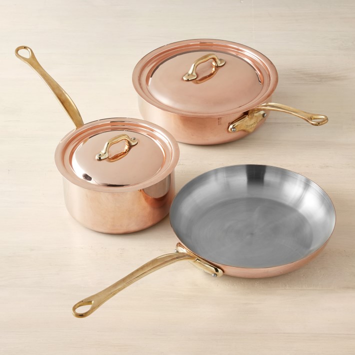 Mauviel M'150 B Copper 5-Piece Cookware Set